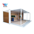 Portable Modular sandwich panel house porta cabin/ 40ft expandable container house